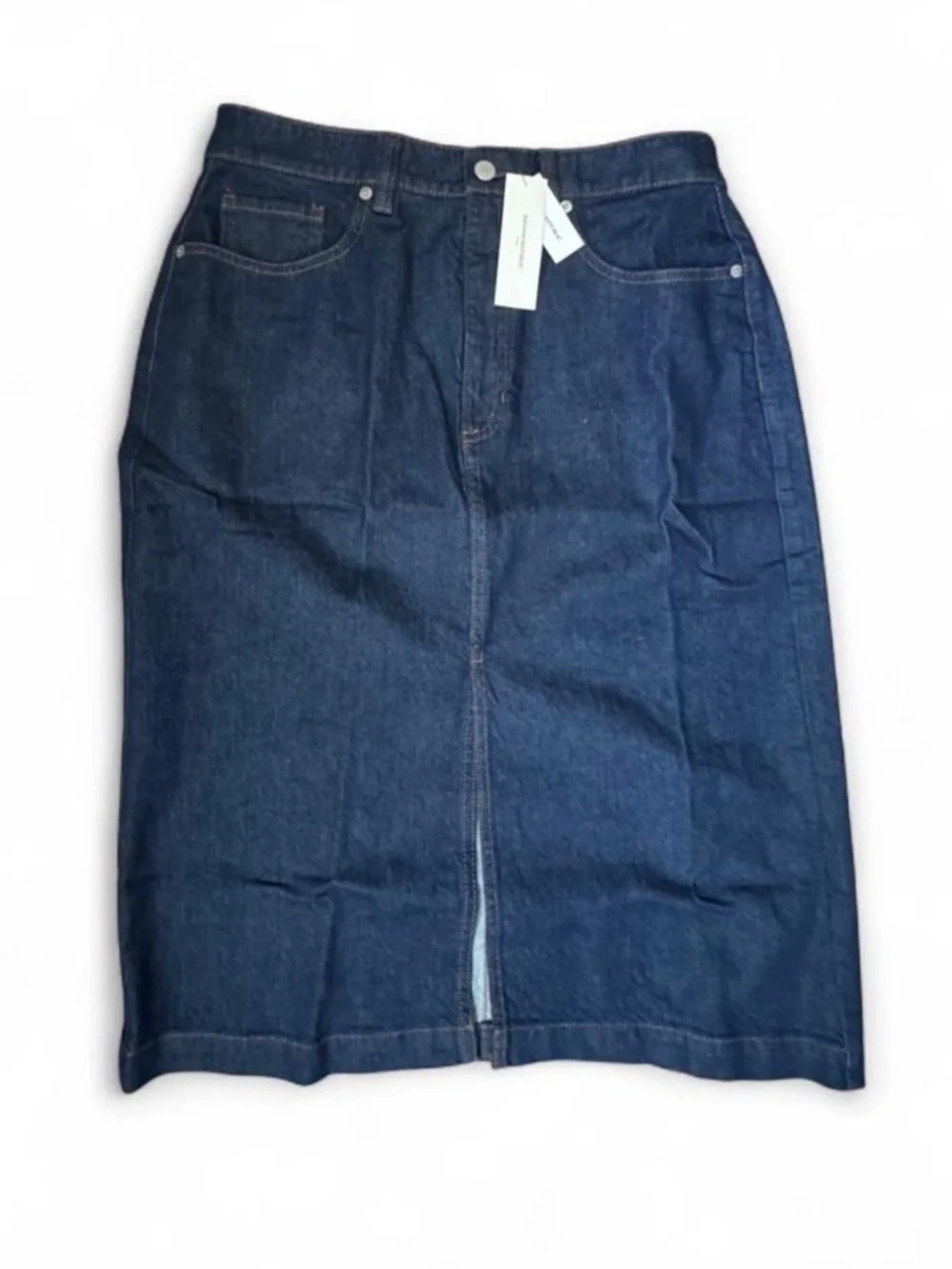 banana republic factory denim pencil skirt